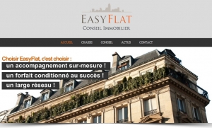 Copie d'écran du diaporama d'accueil d'EasyFlat.fr